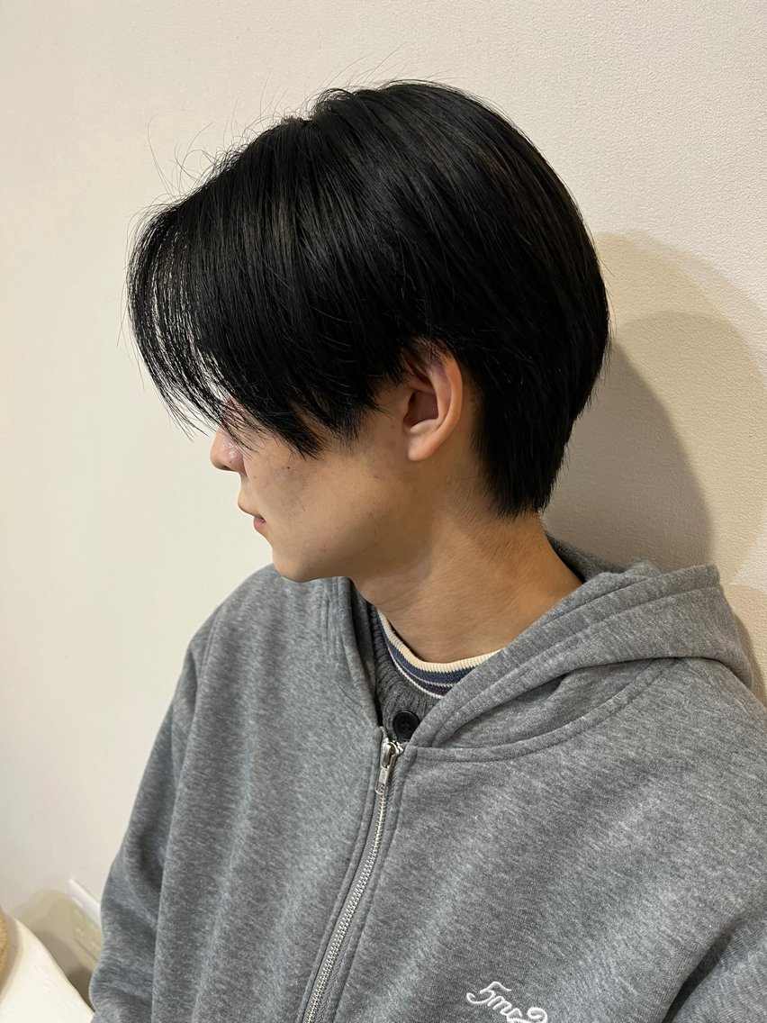 メンズ センターパート メンズハイライト メンズ韓国風 メンズパーマ 刈り上げ カット トリートメント ✨men's特化 kyousukeのヘアスタイル