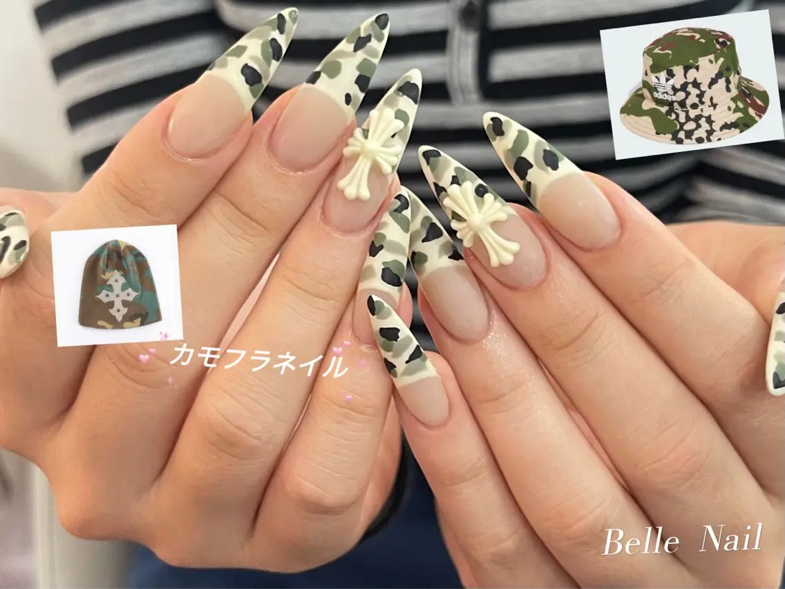 ネイル 長さ出し フレンチネイル ジェルネイル ガラスフレンチ 韓国ネイル ハンドネイル Belle Nail Salonのネイルデザイン