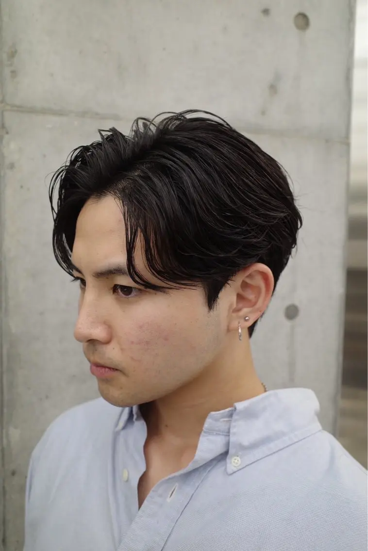 ショート カラー パーマ メンズ 原宿メンズパーマ /fifth富樫倭のヘアスタイル