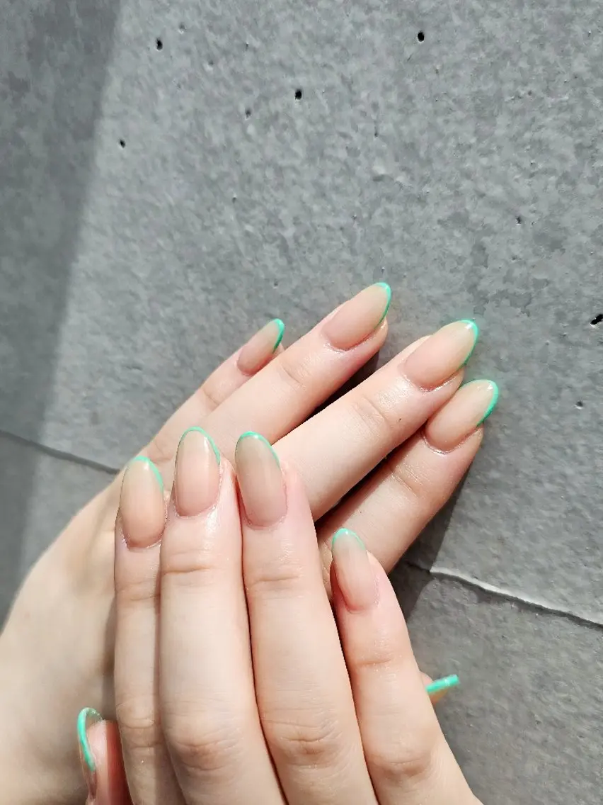 ネイル フレンチネイル オフィスネイル Ra: Nail   라: 네일のネイルデザイン