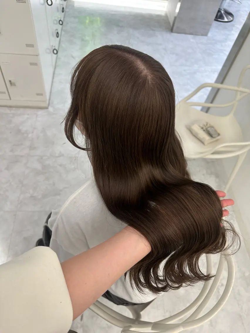 ロング カラー 🤍上品韓国ガーリー 🤍ひとみ🤍のヘアスタイル