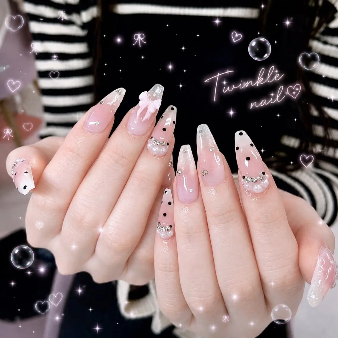 ネイル アートネイル ワンホンネイル ハンドネイル nailsalon popoのネイルデザイン