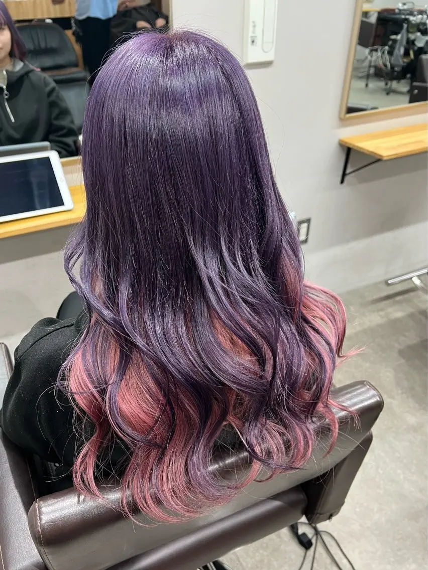 🌷【ミニモ特別価格】🌷インナーカラー+ケアトリートメントの写真
