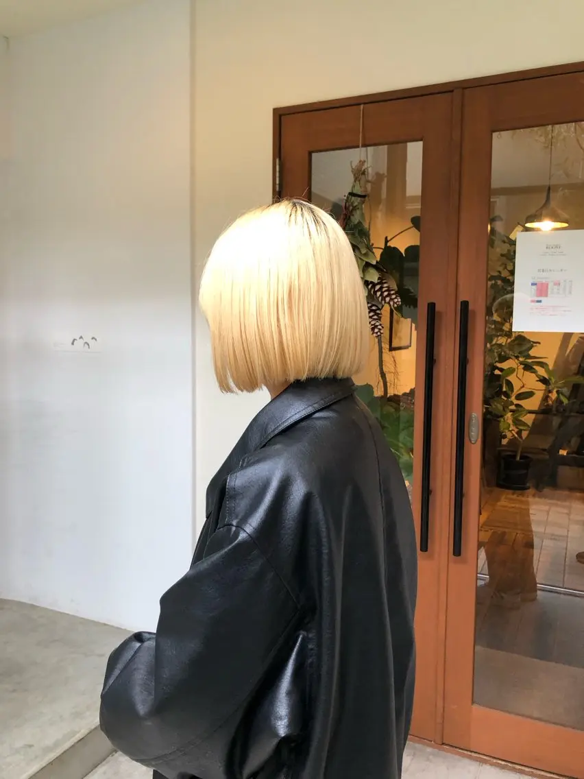 ショート ボブ 竹内 絢香のヘアスタイル