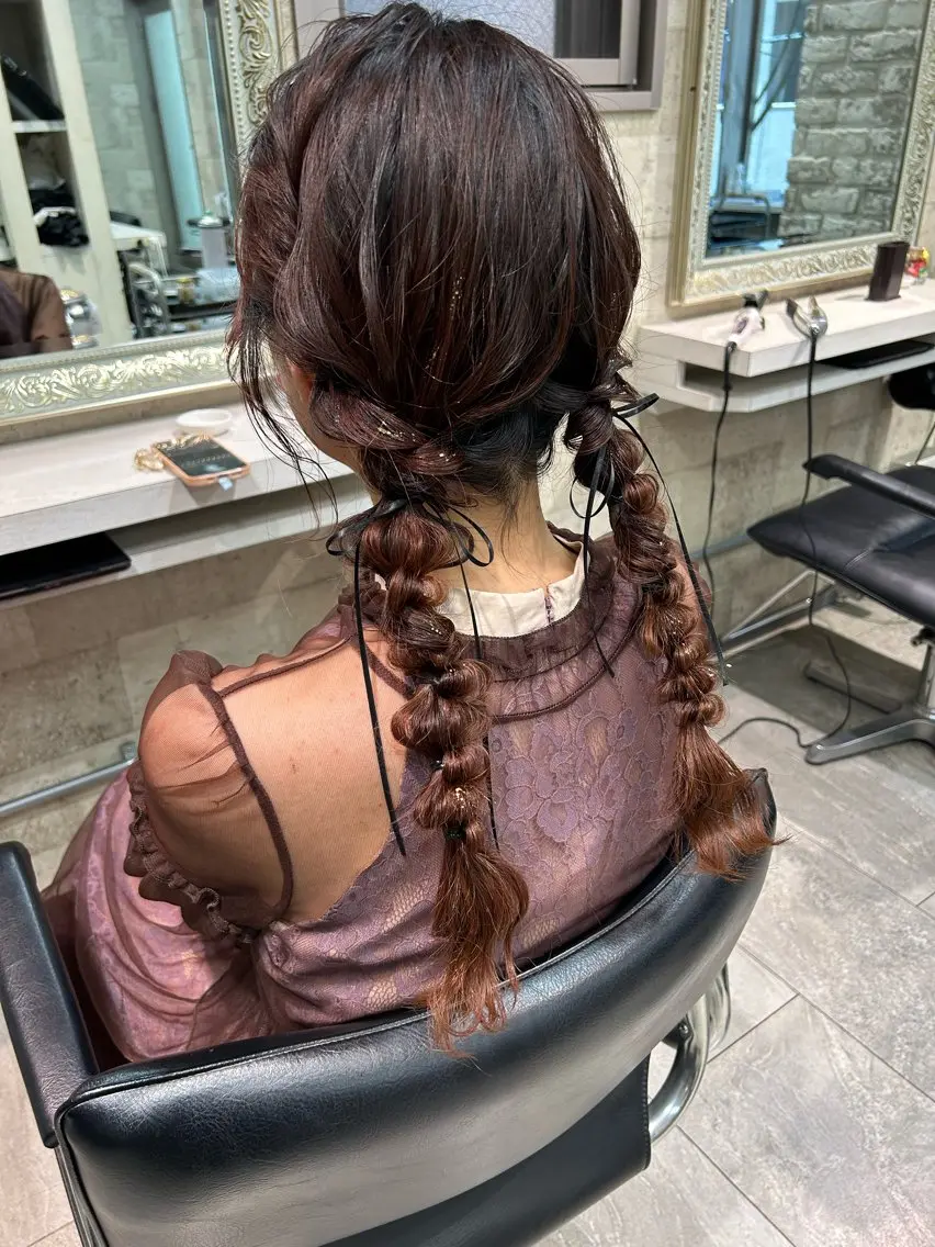 ロング 🤍韓国風ヘア 柴田真帆🤍のヘアスタイル