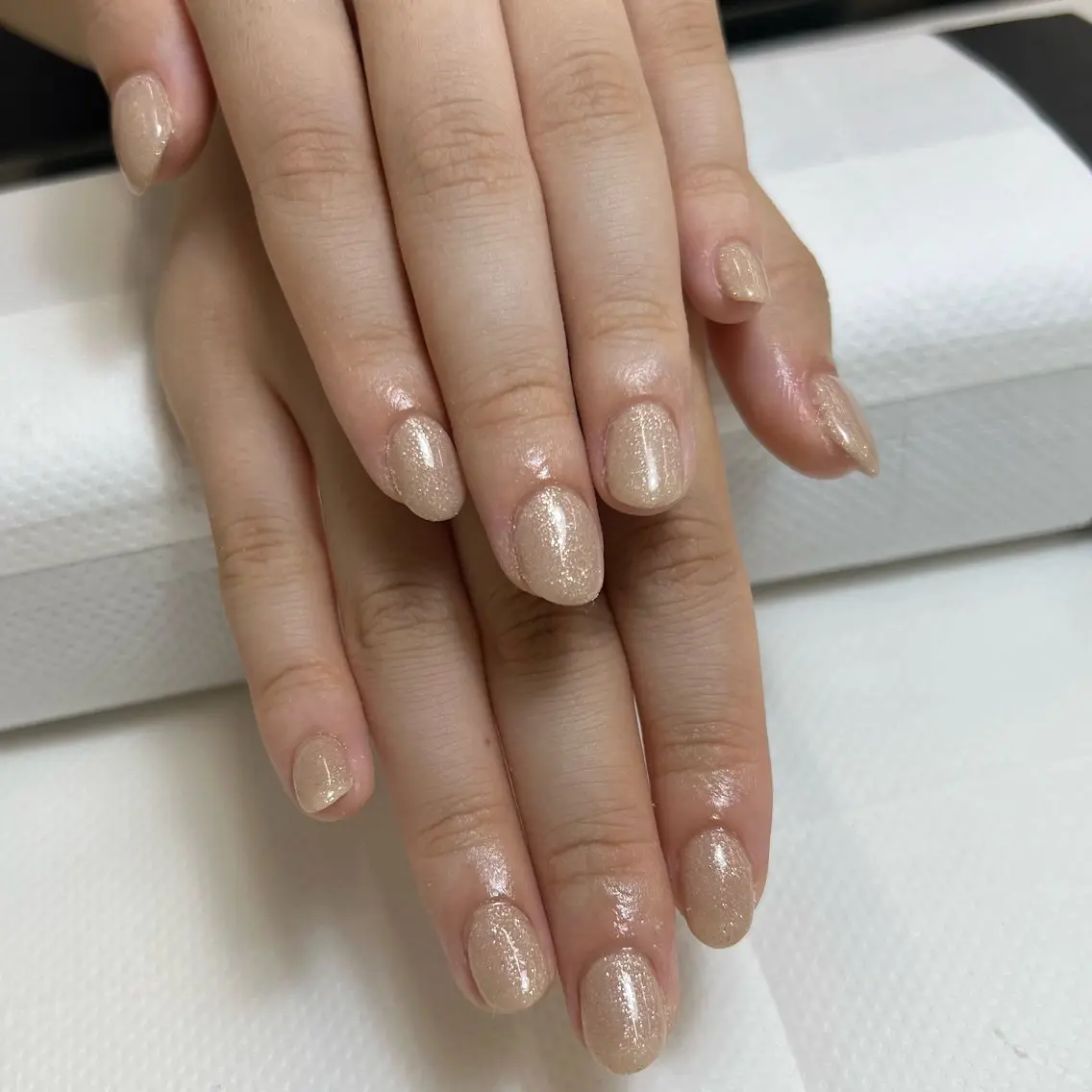 ネイル ラメ(グリッター) ハンドネイル Nishimura Amiのネイルデザイン