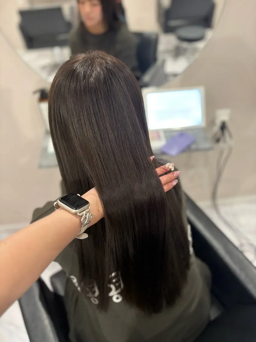 ロング カット ヘアカラー トリートメント 透明感カラー/ ボブ/miyuu🥣のヘアスタイル