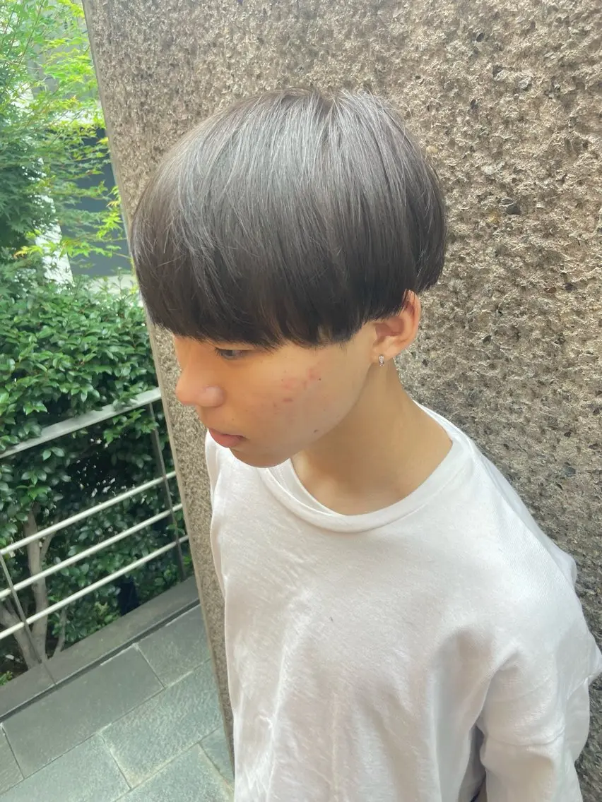 ショート メンズ マッシュ カット ちこ .のヘアスタイル