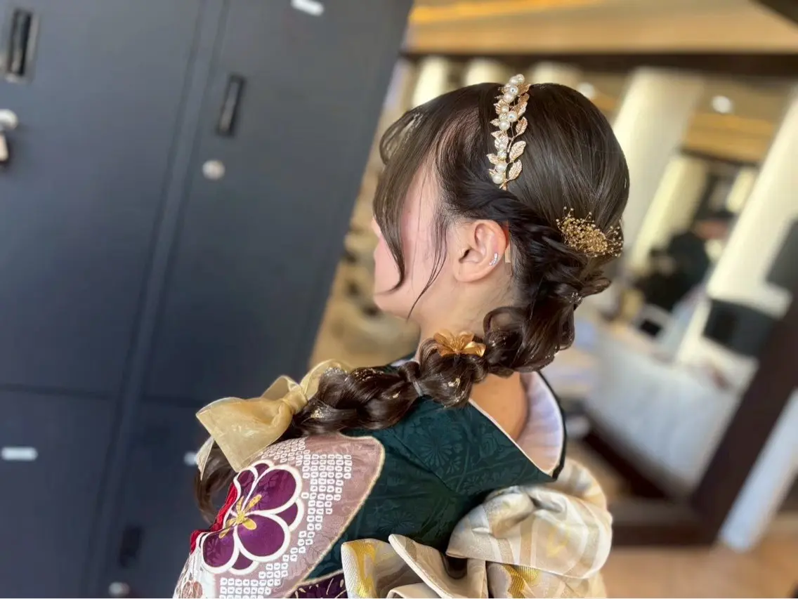 ヘアアレンジ 淵野辺カラーモデル 募集🌼畔上のヘアスタイル