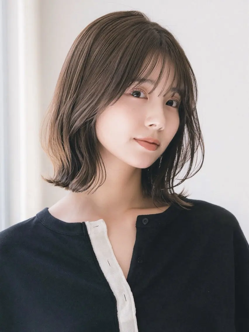 ミディアム カット ヘアカラー ヘッドスパ Modek's 西宮 akariのヘアスタイル