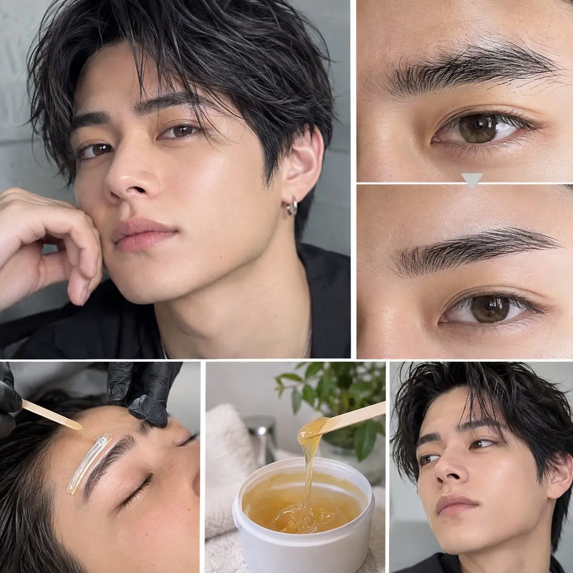 眉毛ワックス、眉毛カットの写真