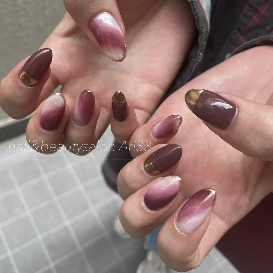 ネイル ハンドネイル プライベートサロン Ari33nailのネイルデザイン