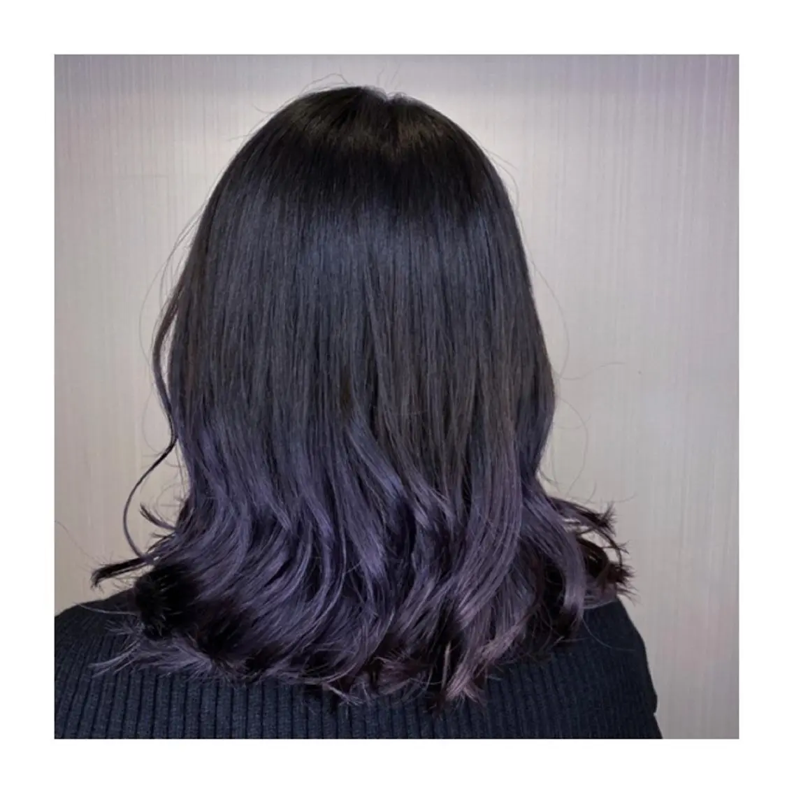 ミディアム カラー グラデーションカラー ラベンダーカラー パープルカラー ヘアカラー 小森谷 亮太のヘアスタイル