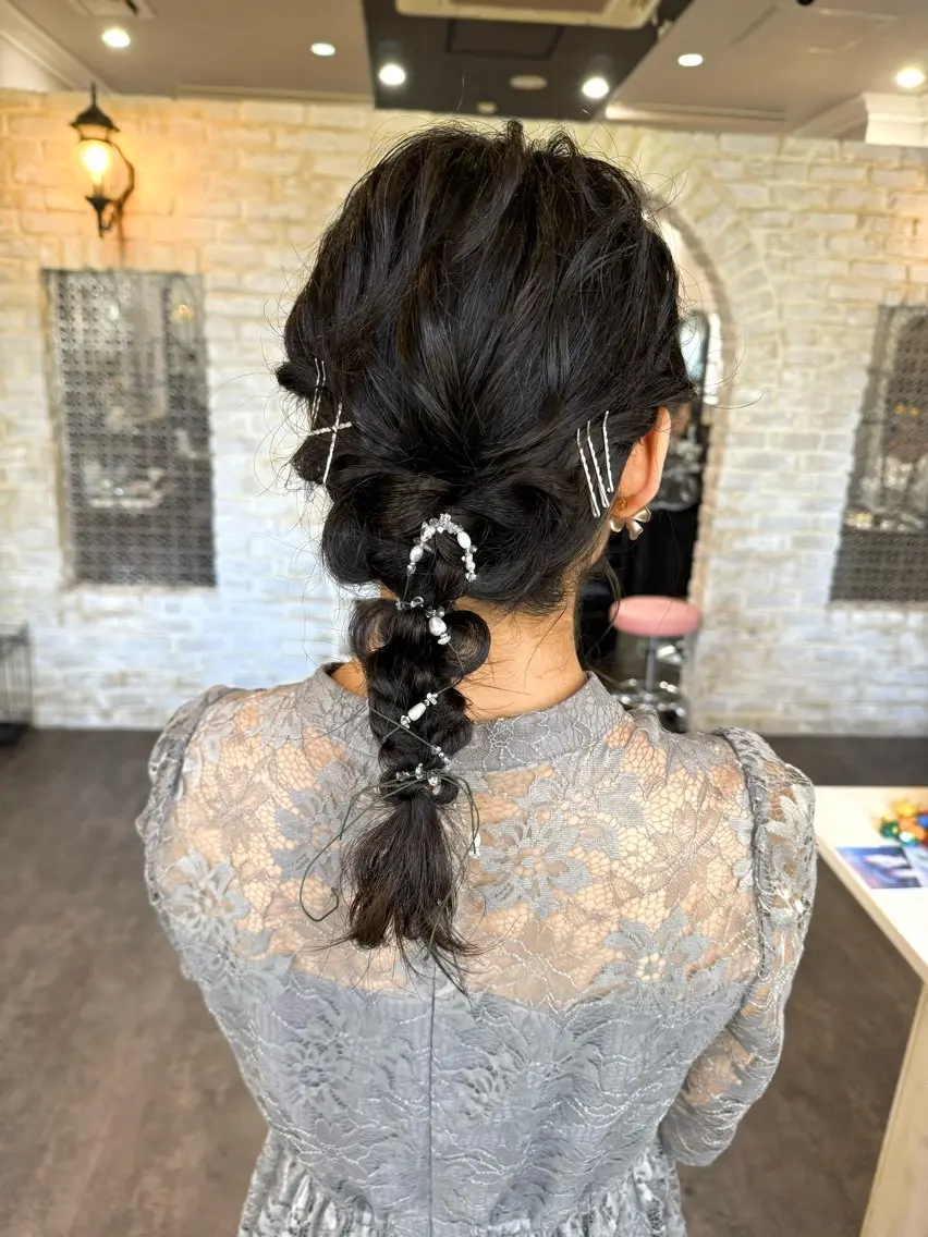 ミディアム カラー🫧アレンジ 🎀REIMIのヘアスタイル