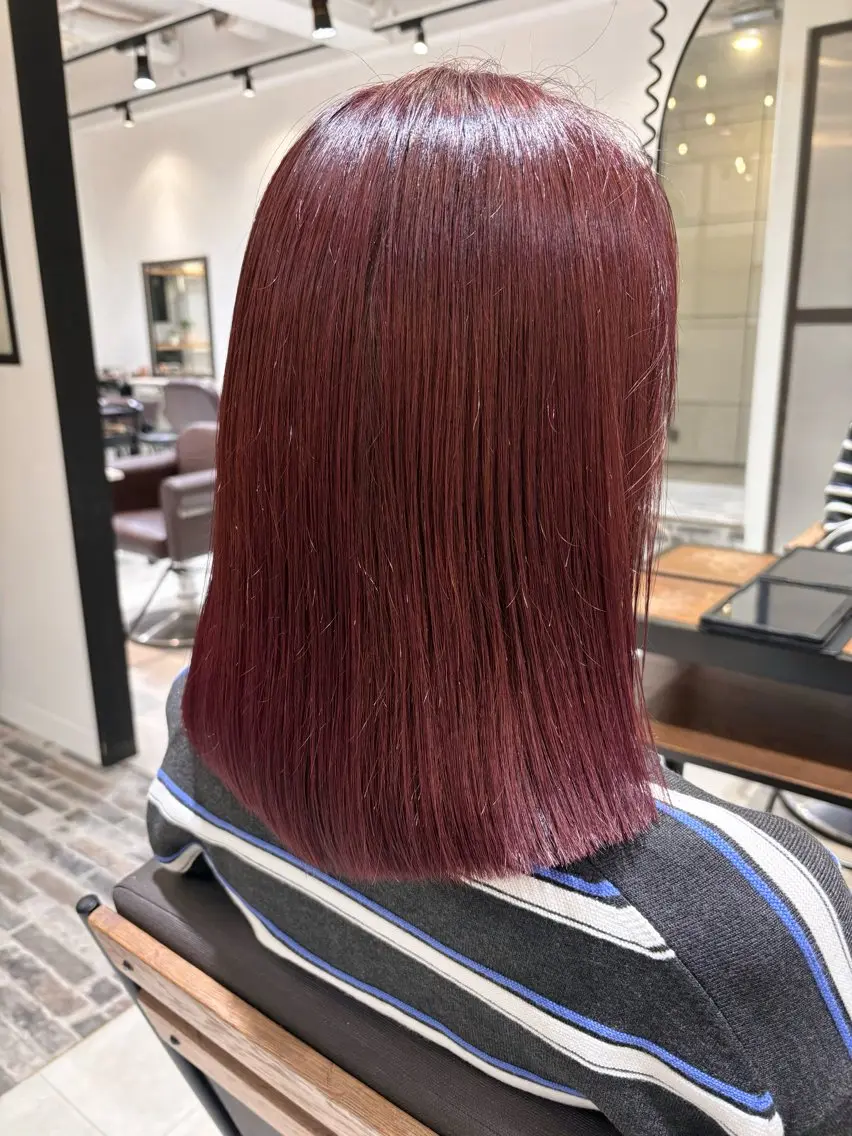 【祖師ヶ谷大蔵店限定✨】ワンカラー（シャンプー+ブロー込み🎀）の写真