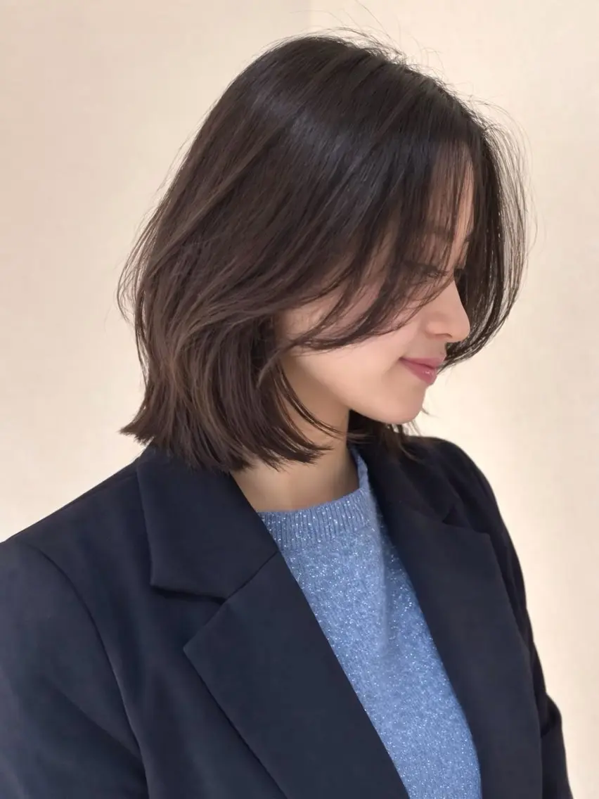 🎀バッサリイメチェン✂️×✂️レイヤーボブスタイル🌟【シャンプー付き】【🩵ྀིクチコミ投稿してくれる方限定🎶】の写真