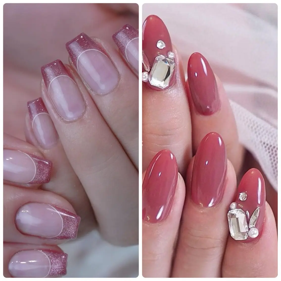 ネイル モチの良さ◉ フィルインネイル♡のネイルデザイン