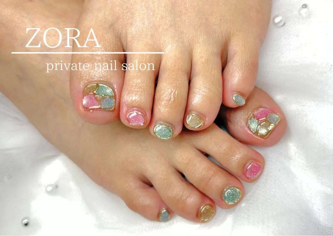 ネイル フットネイル ZORA yuのネイルデザイン