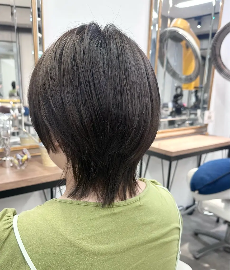 ショート ショートヘア ウルフカット カット トリートメント Noyヨシモト ヒロトのヘアスタイル