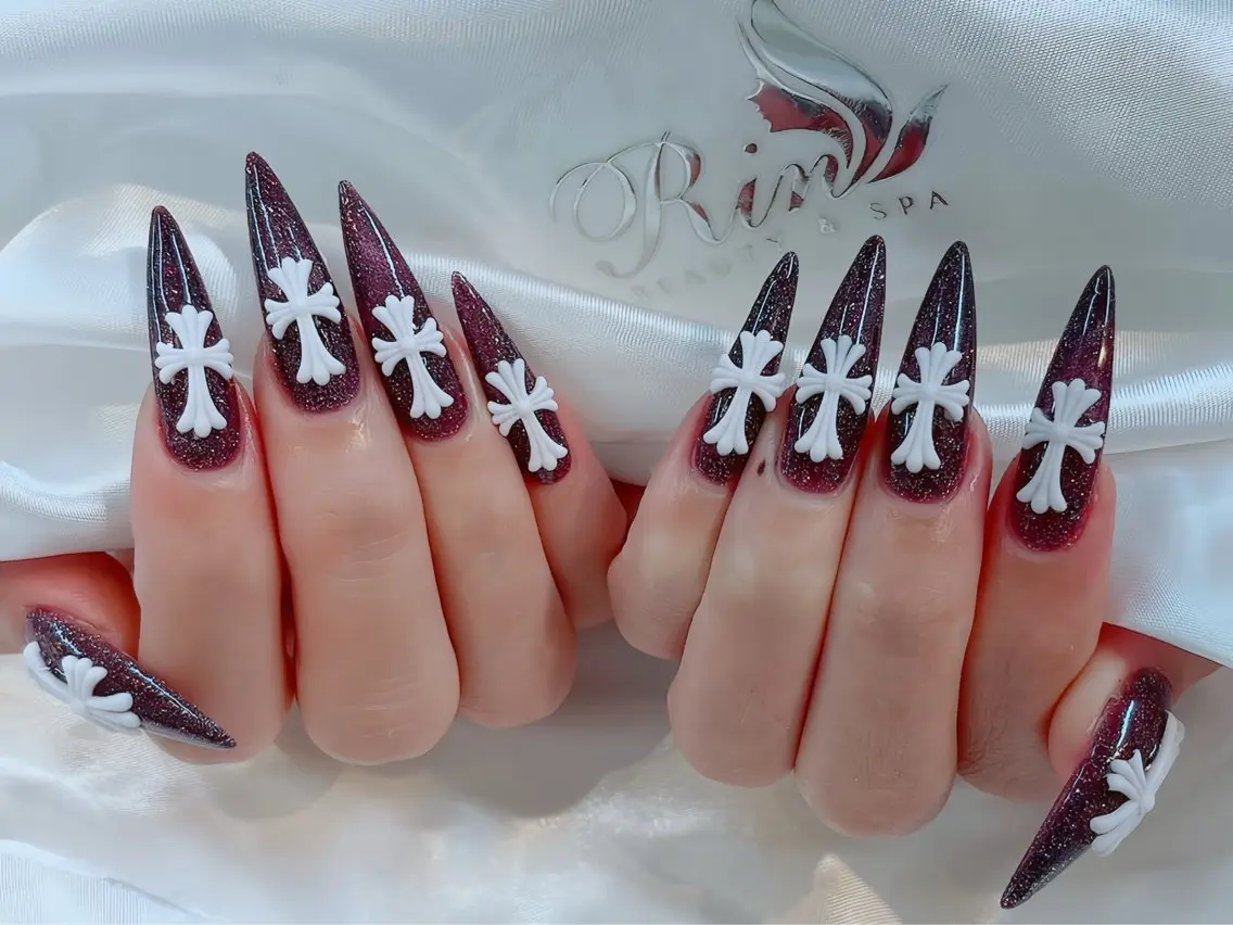 ネイル べっ甲ネイル チークネイル フラッシュネイル フラワーネイル フットネイル ハンドネイル Rin Nail Shinokuboのネイルデザイン