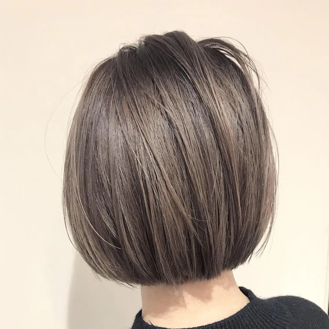 ショート カラー 髪質改善カラー韓国風 レイヤーtudaのヘアスタイル
