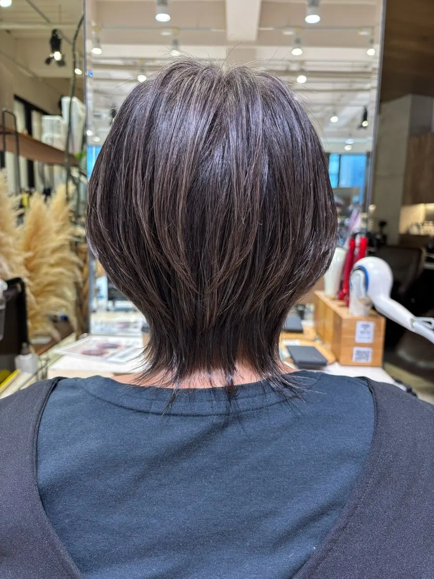 ショート ショートヘア ウルフカット カット トリートメント ヘアセット 【全て50%オフ】似 合わせカット/荒砂のヘアスタイル