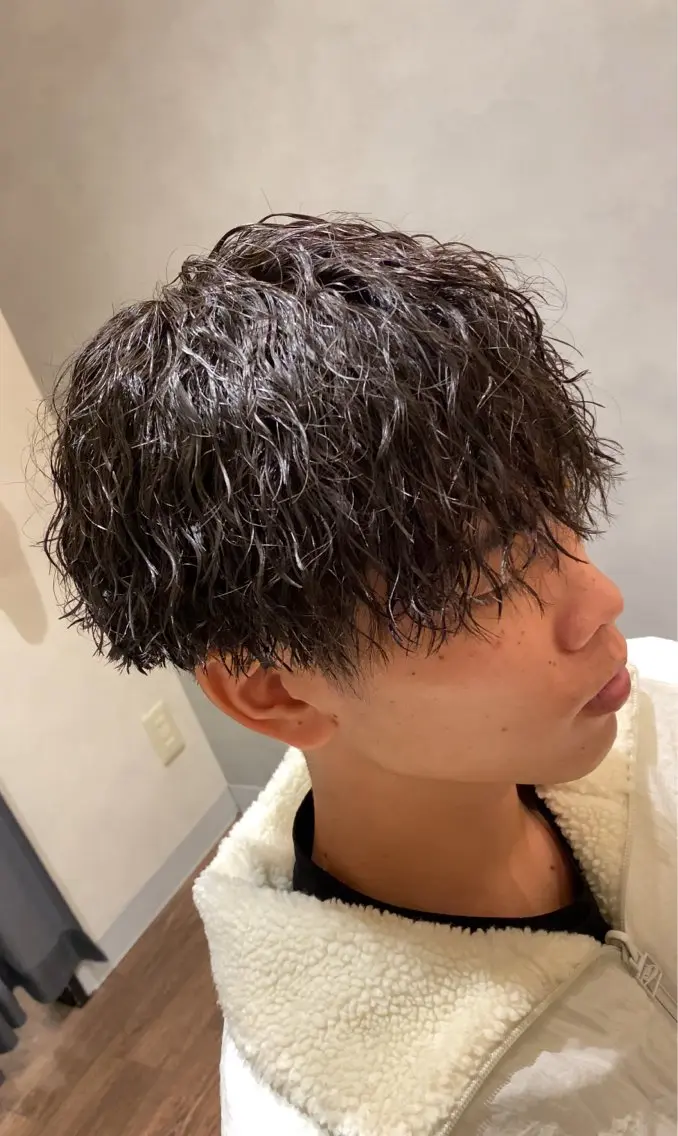 ショート カット パーマ 鈴木 大和のヘアスタイル