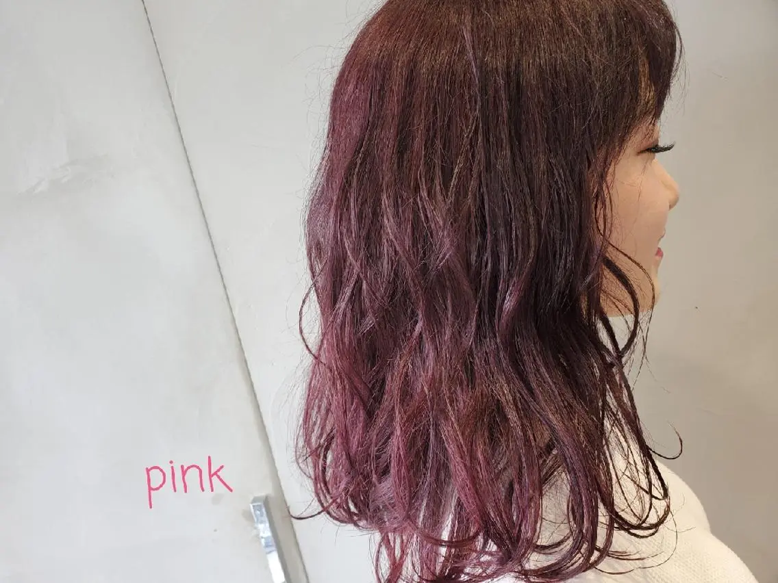 ミディアム カラー ブリーチ ブリーチなしカラー オリーブ透明感カラー 表参道/MIKUのヘアスタイル