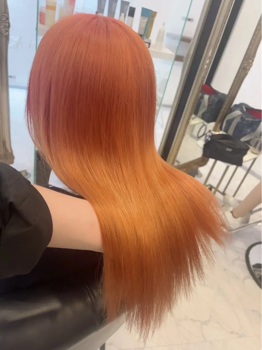 ロング カット ヘアカラー トリートメント 💎JADE GRACE💎のヘアスタイル