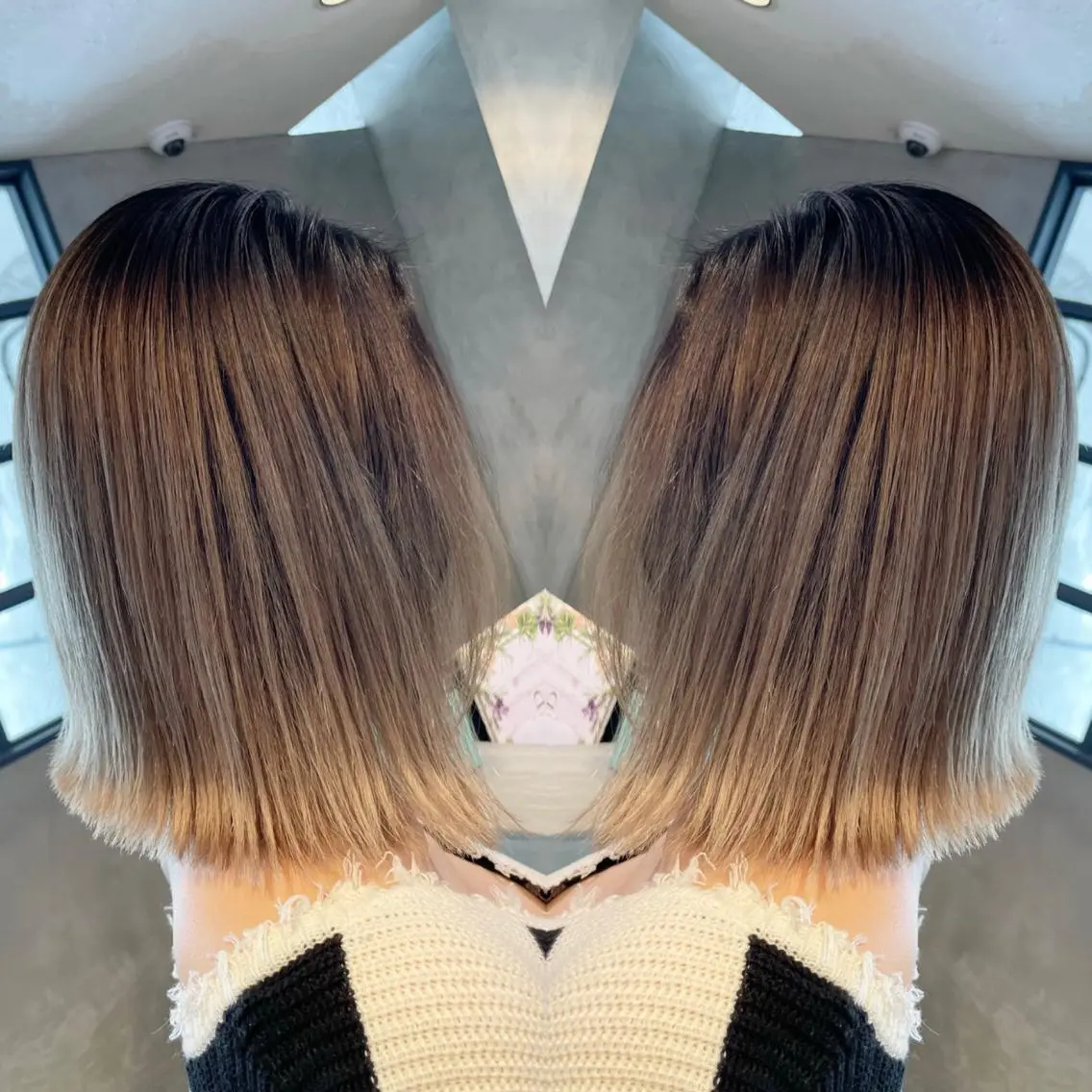 ミディアム カット ヘアカラー ギャルの革命児 秀斗のヘアスタイル