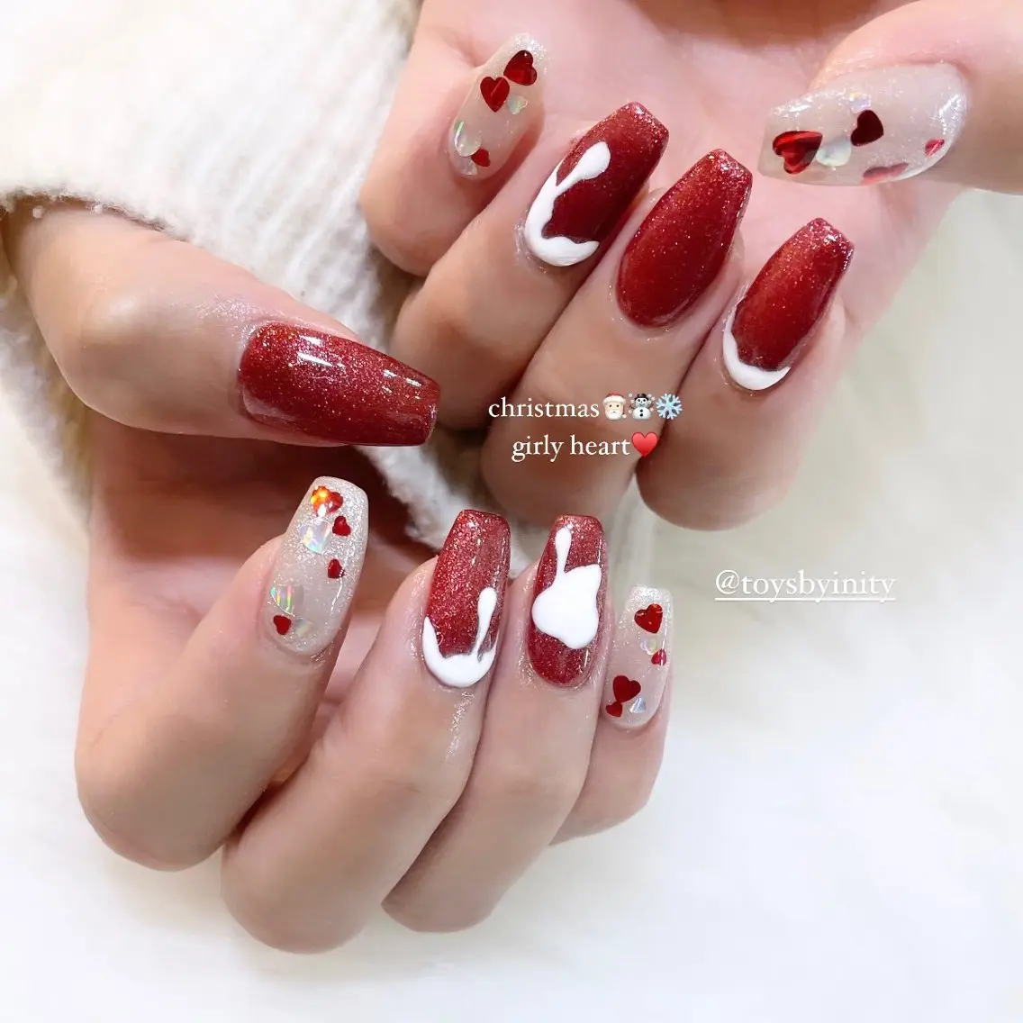 ネイル クリスマス Nail Salon Gummi.のネイルデザイン