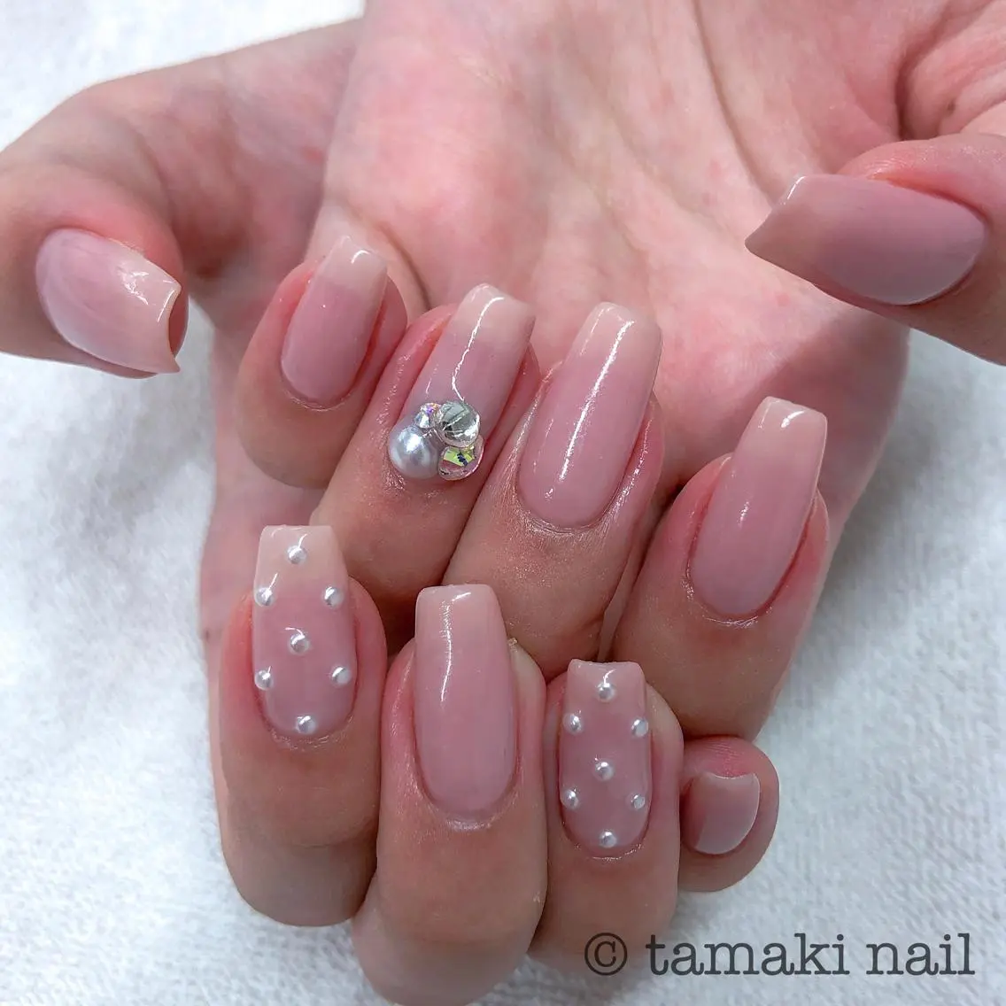 ネイル シンプルネイル ハンドネイル MAYME TAMAKIのネイルデザイン