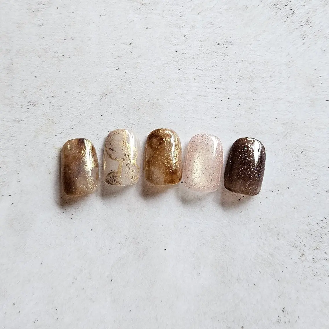 ネイル べっ甲ネイル ハンドネイル Nailsalon manoのネイルデザイン