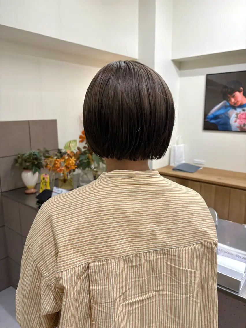 ショート カラー カット ヘアカラー トリートメント natsuki /HUIのヘアスタイル