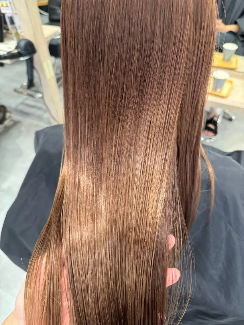 ロング 永田 まどかのヘアスタイル