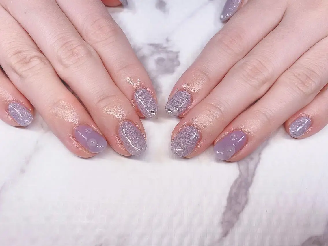 ネイル フットネイル グリーン オフィスネイル ワンカラーネイル 春ネイル Lily Blancheのその他イメージ