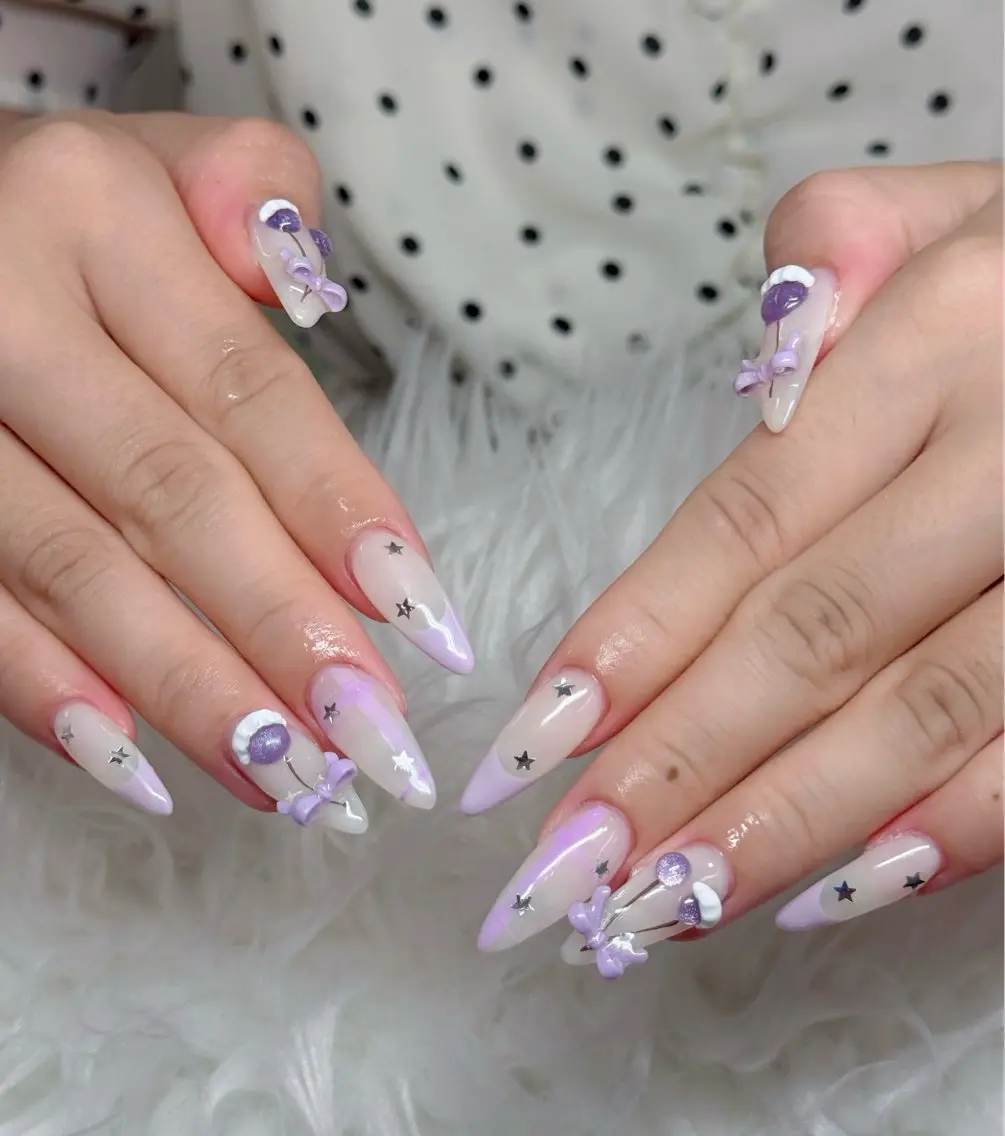 ネイル フットネイル フレンチネイル グラデーション 韓国ネイル ロングネイル ハンドネイル Hani Nail Salonのネイルデザイン