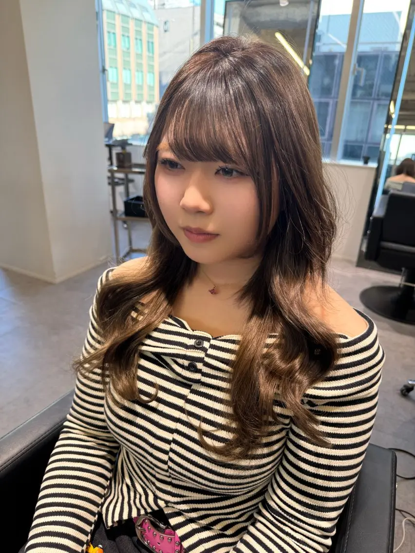 ロング ヘアアレンジ プルエクステ エクステ カット ヘアカラー エクステ 吉祥寺プルエクステ 🌟Hiraiのヘアスタイル