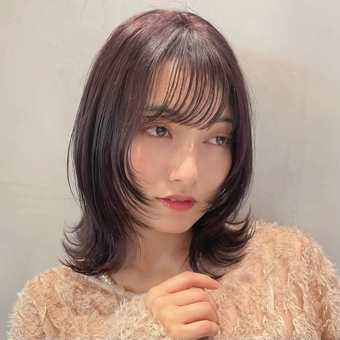 ショート カラー ボブレイヤー 透明感カラー ボブ 顔周りカット レイヤーカット カット ヘアカラー トリートメント 縮毛矯正/レイヤー/ ボブ♡Natsukiのヘアスタイル
