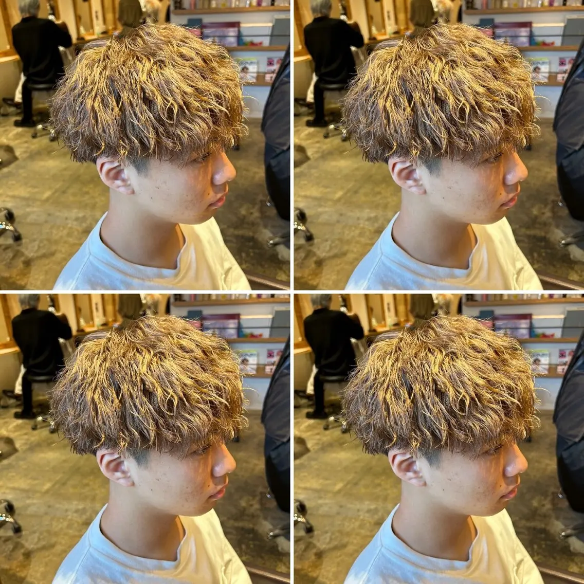 カラー パーマ メンズ メンズパーマ特化 店長望月謙二郎のヘアスタイル
