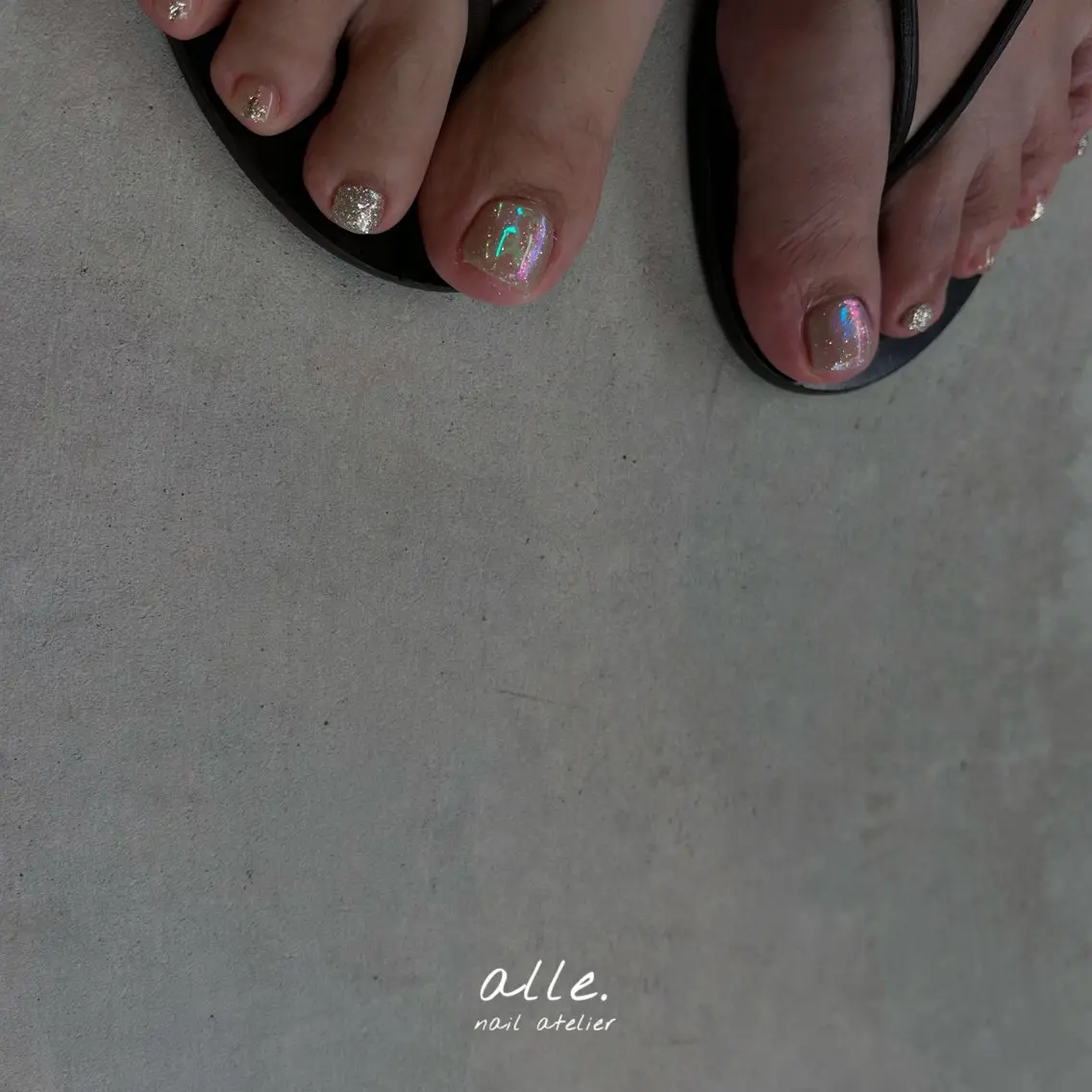 ネイル フットネイル atelier alle.のネイルデザイン