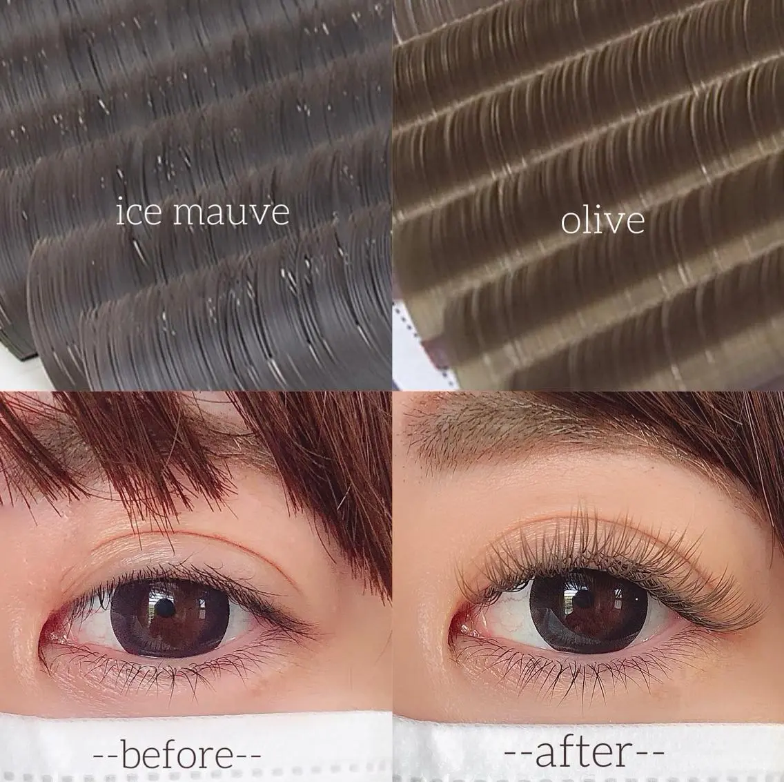 マツエク・マツパ バインドロック Hug me eyelashのマツエク・マツパデザイン