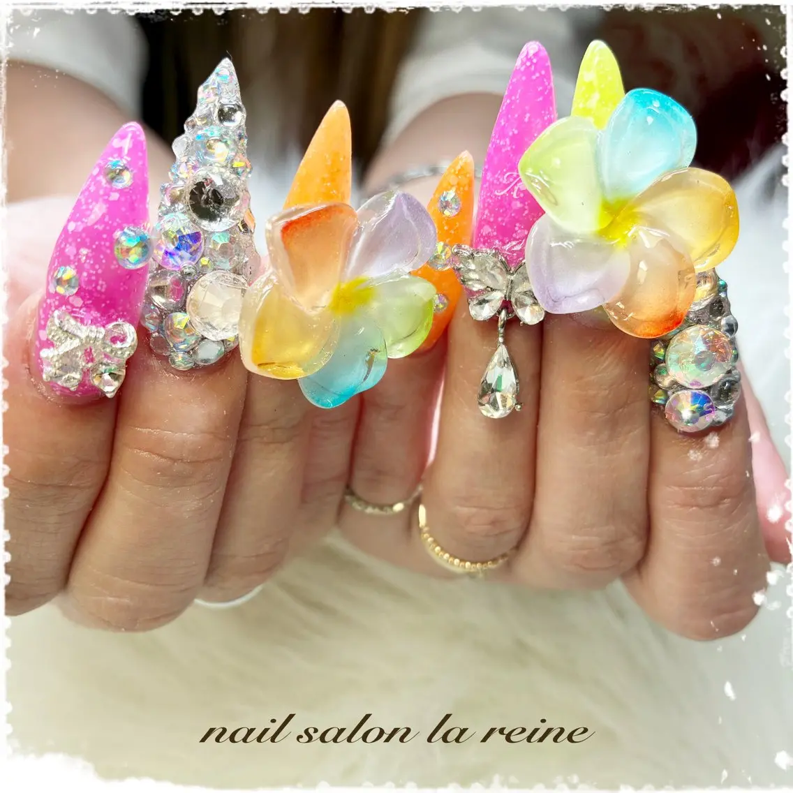 ネイル nail salon la reineのネイルデザイン