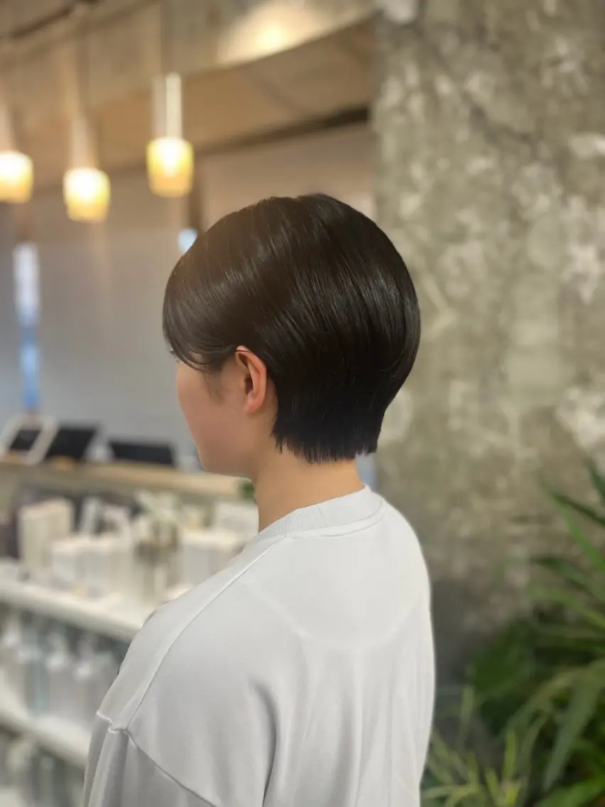 ショート カット ヘアカラー cuore/ みく/艶カラーのヘアスタイル