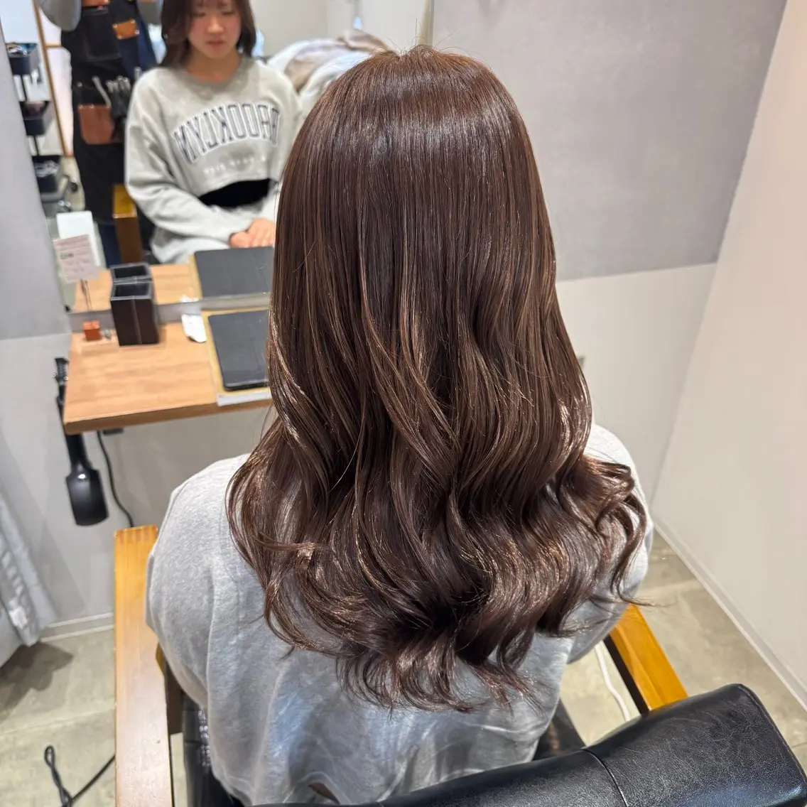 カラー ブリーチ ブリーチなしカラー ヘアカラー トリートメント 澤田 優のヘアスタイル