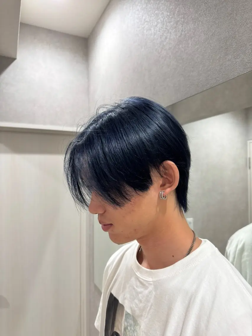 【新規/メンズ限定】カット+ケアブリーチ+ワンカラーの写真