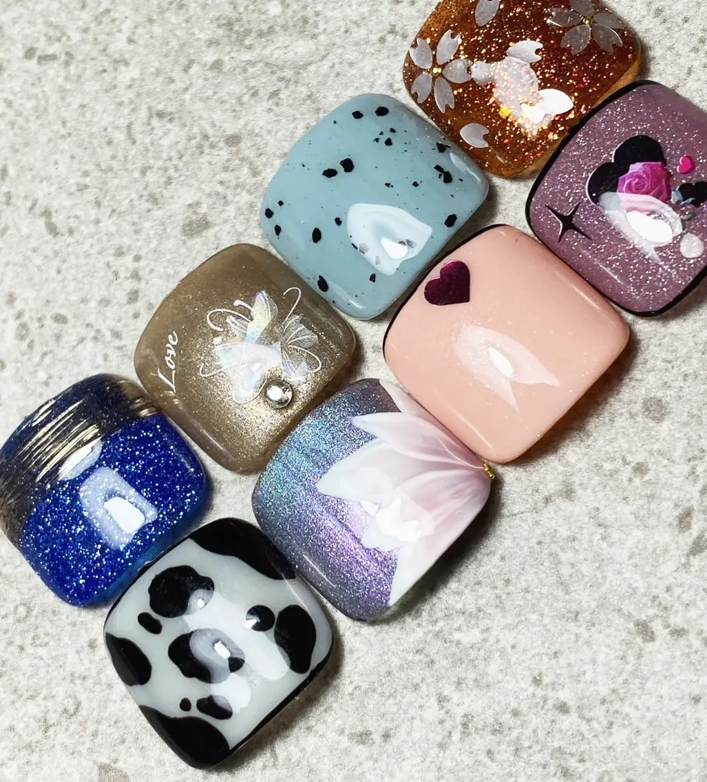 ネイル フットネイル ネイルチップ Bavardage Nailのネイルデザイン
