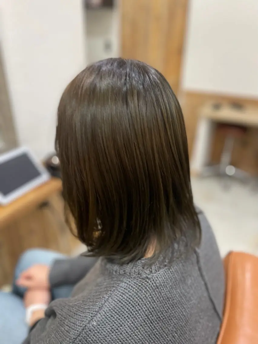 セミロング カラー Wカラーレイヤーカ ット⚡️CHIAKIのヘアスタイル