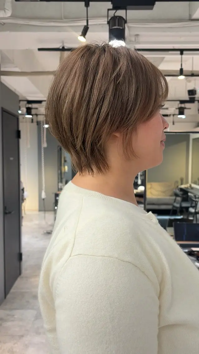 ショート 久保 佳乃のヘアスタイル