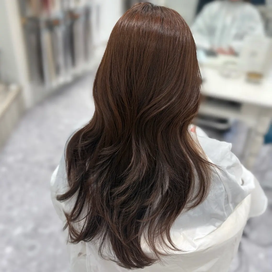 ロング ハイレイヤー レイヤーカット ロング カット navi/レイヤー ハッシュカット/愛華のヘアスタイル